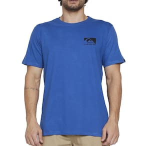 Camiseta Quiksilver Quik Space Logo SM25 Masculina Royal