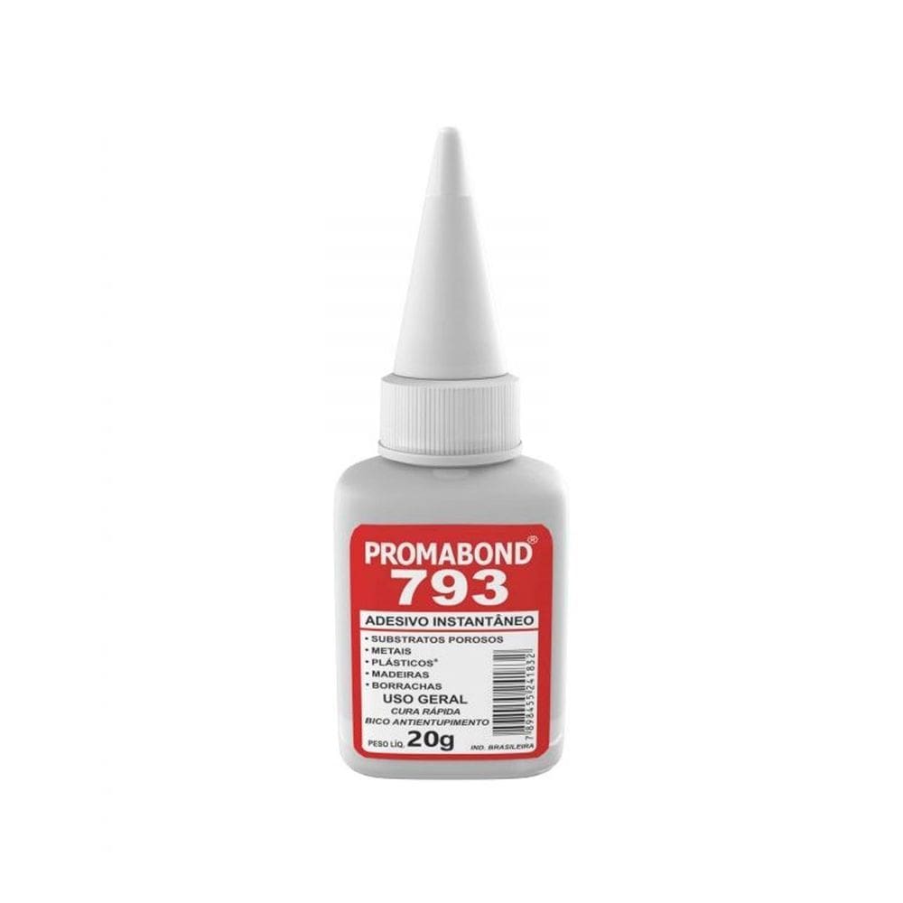 Cola Instantânea 793 20g - Bico Antientupimento Permabond