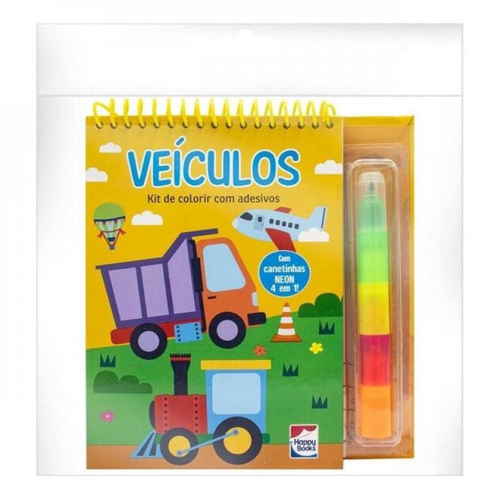 Livrinho 4 Em 1: Veículos