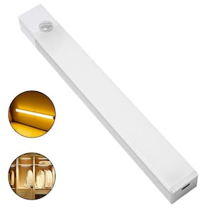 Luminária Led Sensor Presença Luz Armário Recarregável 30cm