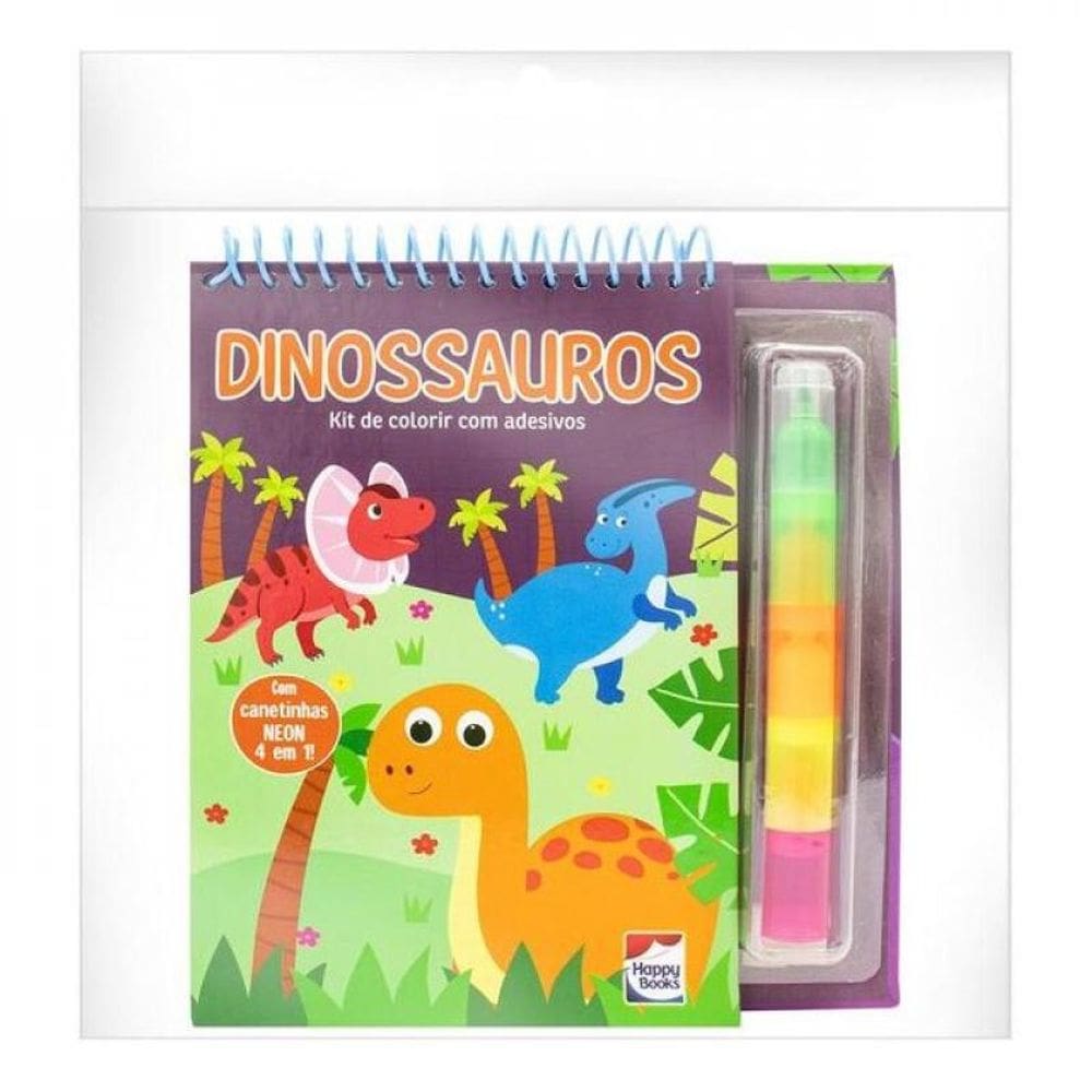 Livrinho 4 Em 1: Dinossauros
