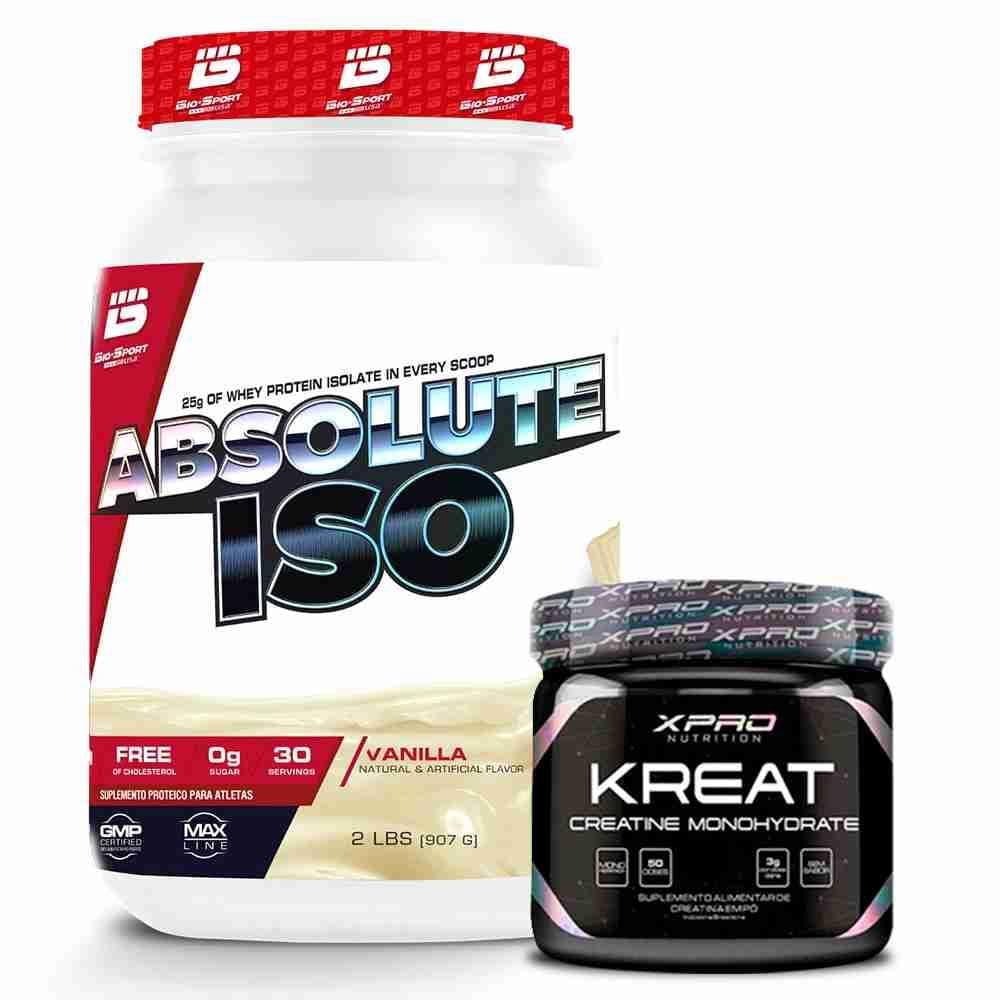 Whey Protein Absolute Iso 900g + Creatina 150g - XPRO Nutrition