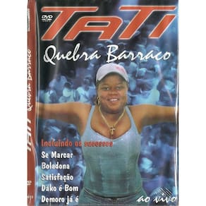 Dvd Tati Quebra Barraco - Ao Viv0