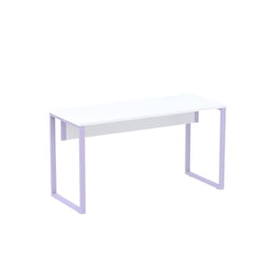 Mesa Madeira 1700x700mm M1700/700p25tub Branco/Lilás