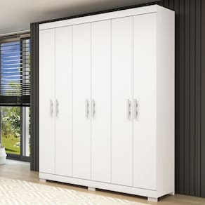 Guarda Roupa Casal 6 Portas 2 Gavetas Lana ACP