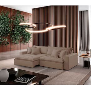 Sofá Zen Veludo 02 Módulos 120 cm B25 Meu Sofá Online