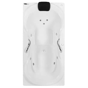 Banheira de Hidromassagem Due Gran Luxo P6 - 110v - com Aquecedor e Cromoterapia Branco