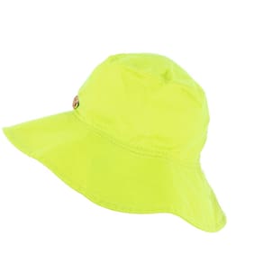 Chapéu Infantil Proteção UV Amarelo Neon Everly