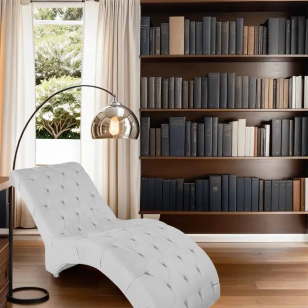 Recamier Divã Espreguiçadeira Para Sala e  Cliníca Estética Elisa Suede