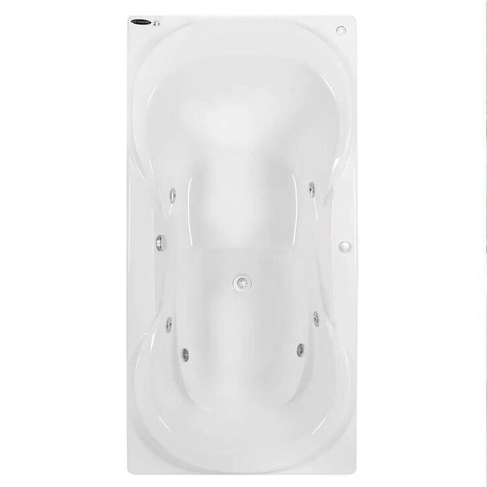 Banheira de Hidromassagem Due Gran Luxo 150x90x50cm - P5 - 220v - sem Aquecedor e Cromoterapia Branco