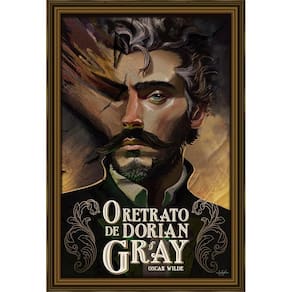 O RETRATO DE DORIAN GRAY - Edição de luxo: fitilho; capa dura; baixo relevo e hot stamp(1508)