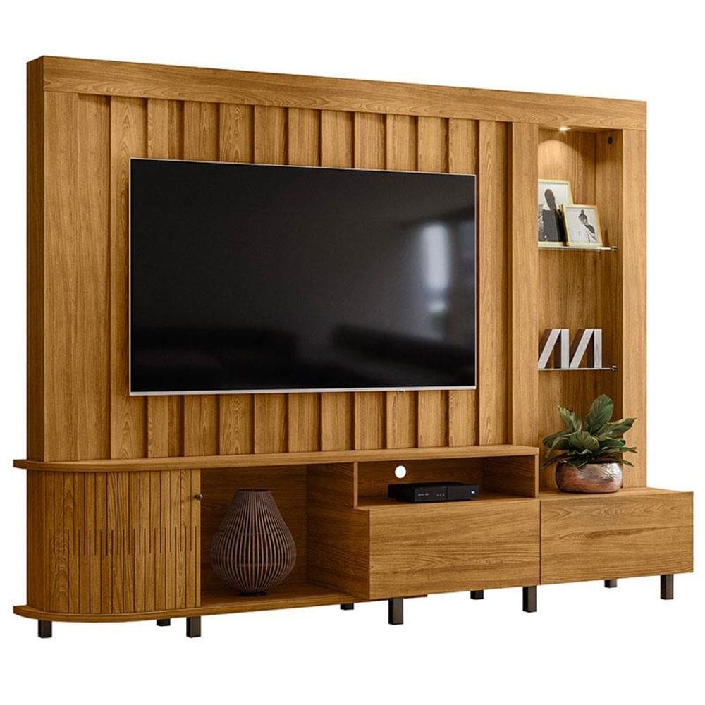 Estante Home Theater Le Mans Cumaru – Madetec