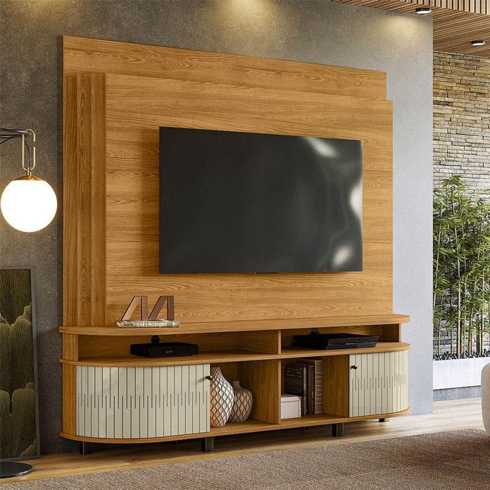 Estante Home Theater Ambiente Daytona Cumaru Opala – Madetec