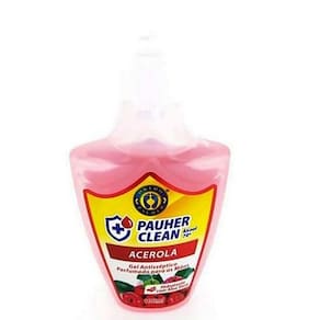 Álcool Gel 70% Hidratante Pauher Clean Acerola 100 Ml