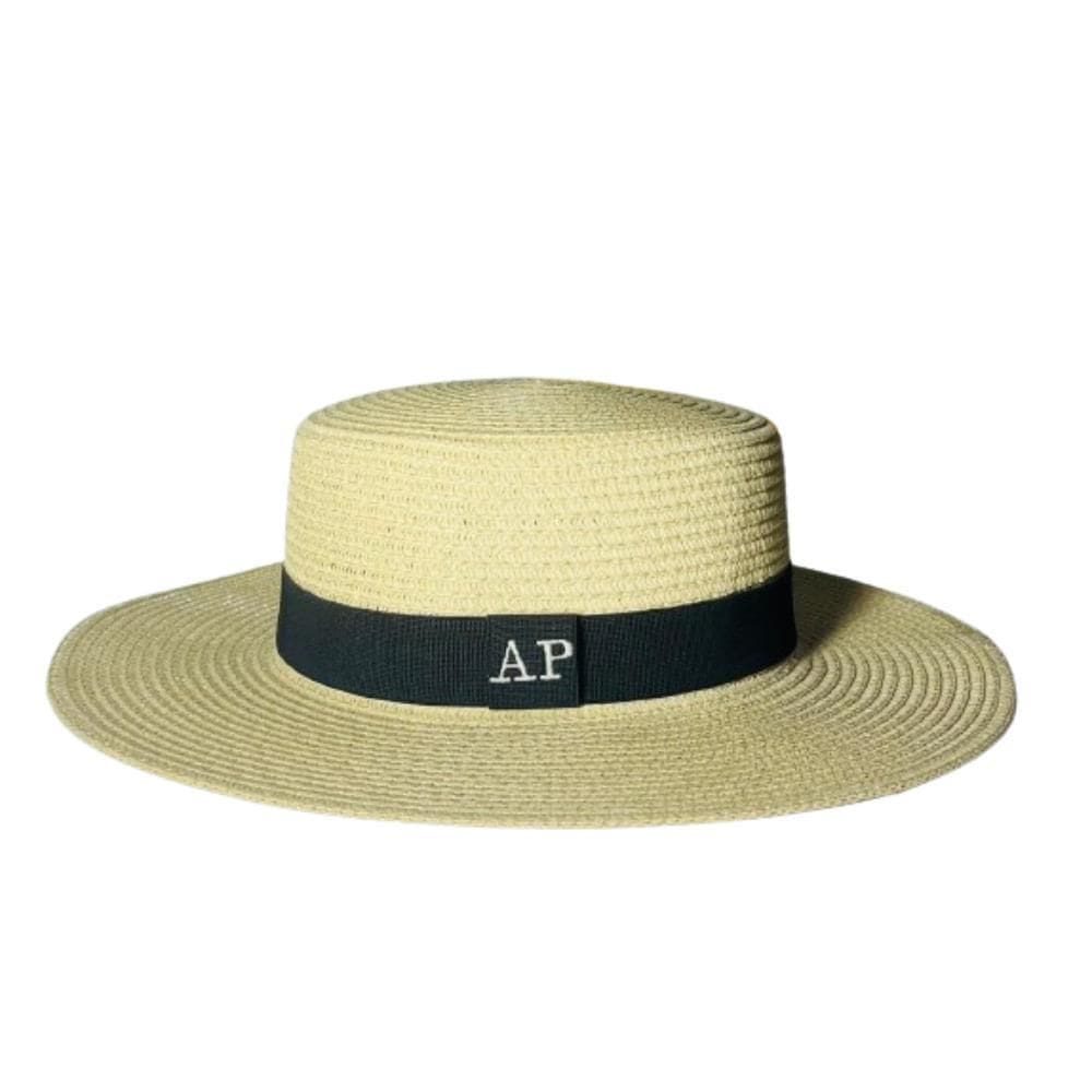 Chapéu Feminino Paris Dobrável Personalizado Faixa Verão