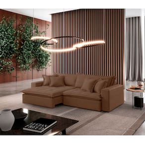 Sofá Zen Veludo 02 Módulos 100 cm B25 Meu Sofá Online