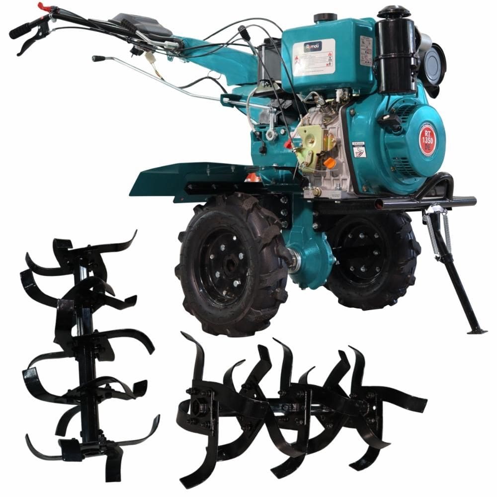 Motocultivador Diesel 9HP Remoli RT1350DE Part. Elétrica Rotativas 1350mm