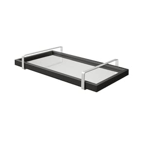 Bandeja Decorativa Espelhada c/ Alça Cromada