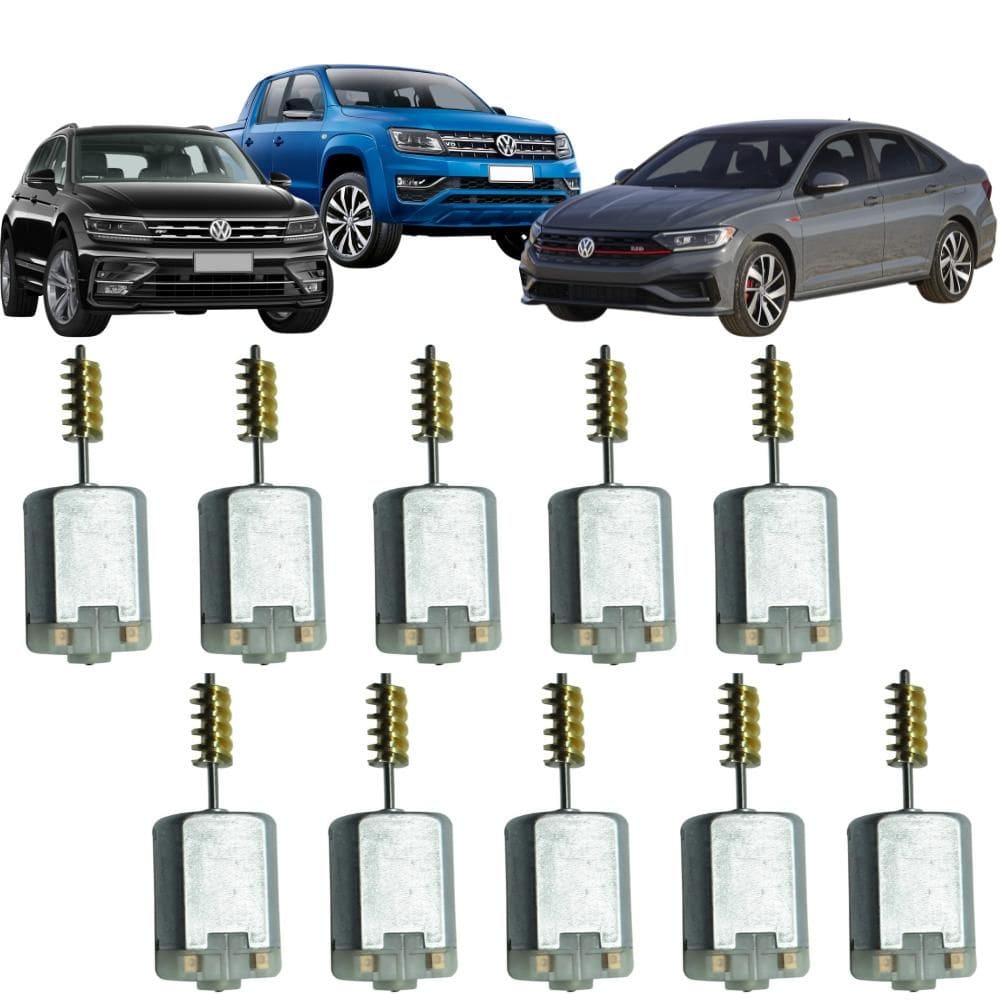 10 Motor Da Trava Da Fechadura Elétrica Porta Jetta Amarok - UN / 10 [F103]