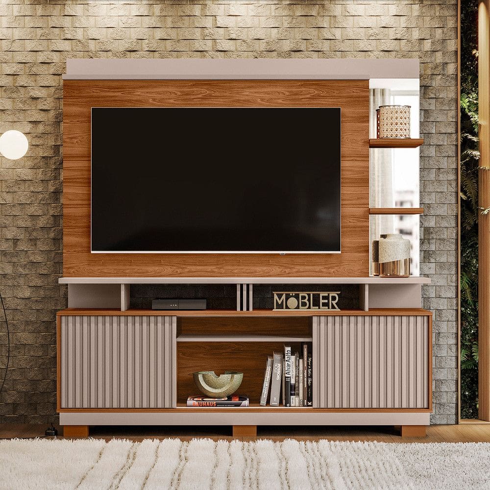 Estante Home para TV até 65 Polegadas 2 Portas Denver 1.8 Mobler