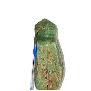 01 Aventurina Azul Pé Bico e Corpo Polido 2,9Kg 22cm Tipo B