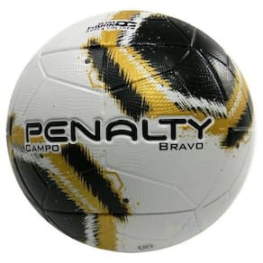 Bola Penalty Futebol De Campo Bravo Xxi Tamanho Unico Cor Preto