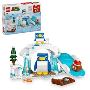 Lego Super Mario Aventura Na Neve Com Família Pinguim 71430