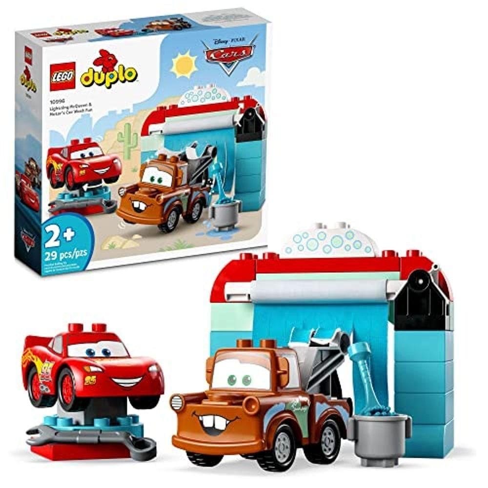 Lego Duplo: Relâmpago Mcqueen & Mate Na Lava-jato 10996