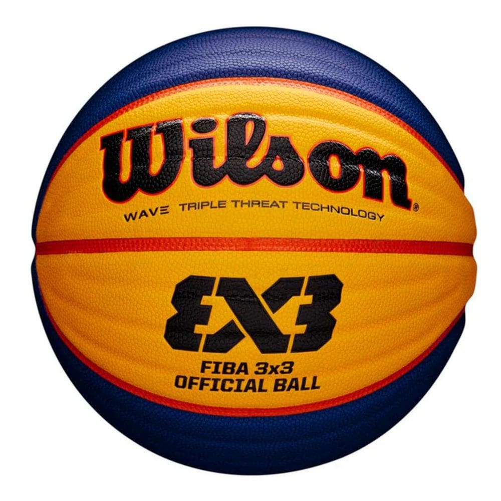 Bola de Basquete Tamanho 6 Fiba 3x3 Oficial Técnologia Wave Triple Threat Wilson