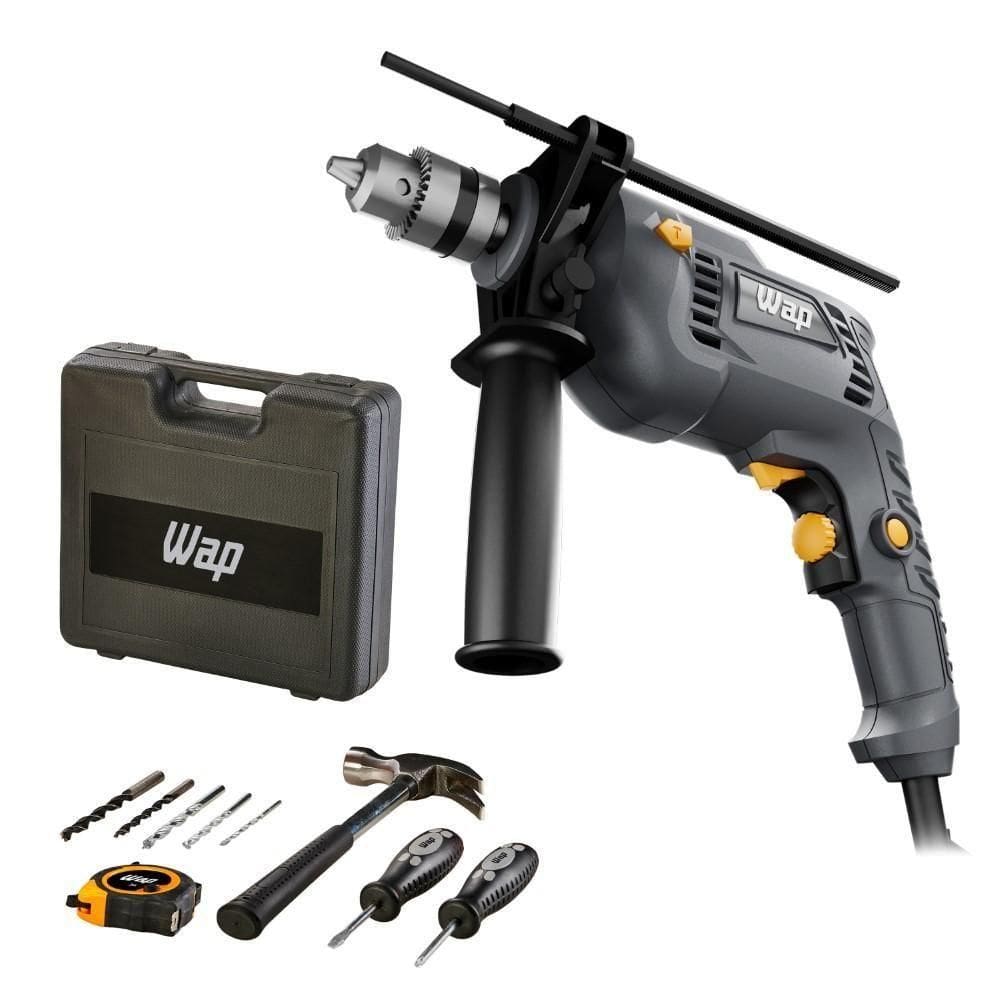 Parafusadeira Furadeira De Impacto 3/8`` Wf 700k10 127v Wap