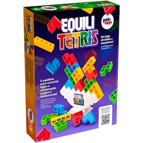 Jogo de Equilíbrio - Equili Tetris - 40 peças - Pakitoys