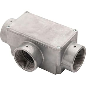 Condulete Fixo 2" Tipo "t" - Com Tampa - Rosca Bsp - Sem Pintura