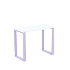 Mesa Madeira 900x450mm M90/45p25tub Branco/Lilás