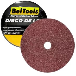 Kit C/ 25 Disco Lixa Ferro 7x7/8 G50 Beltools