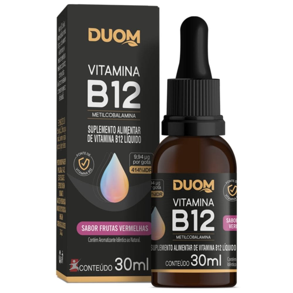 Metilcobalamina Alto Teor De Vitamina B12 Apenas 1 Gota Ao Dia 30Ml 428 Doses – Duom
