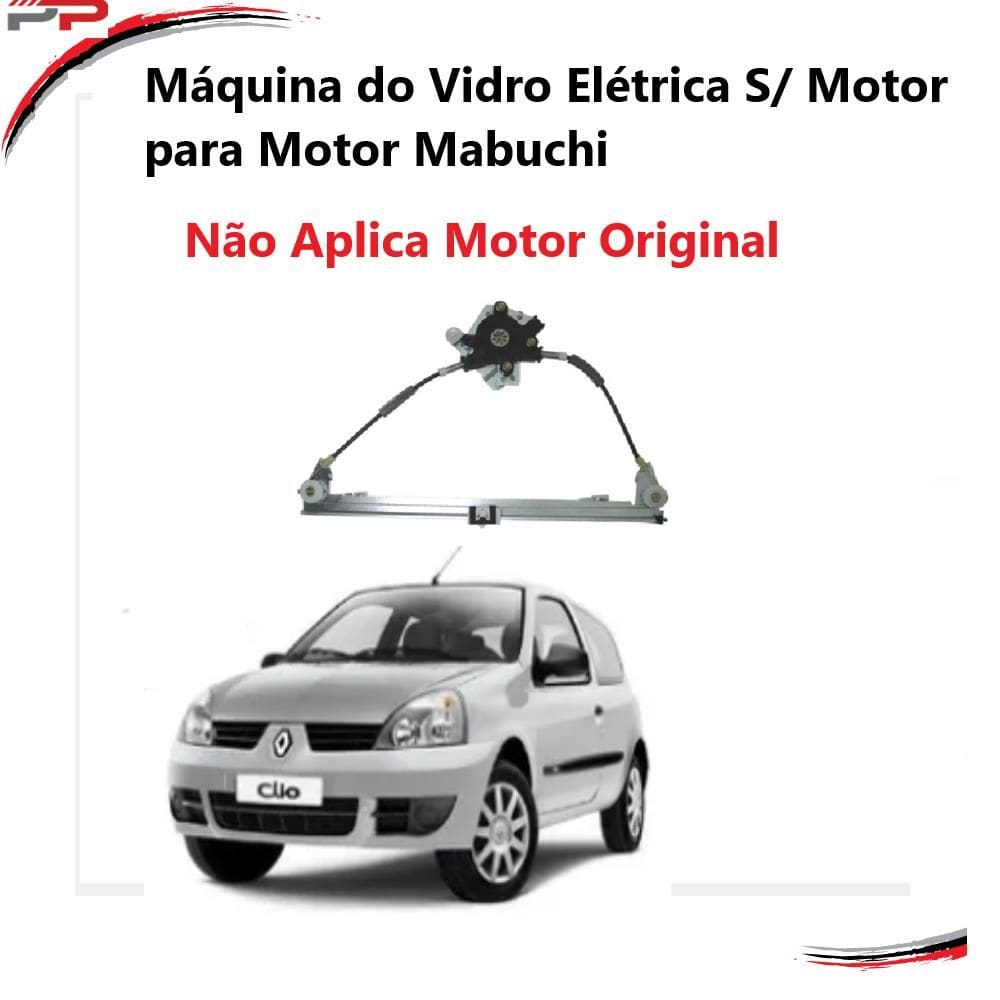 Máquina Vidro Elétrico S/motor Direito Clio 99-16 2pts - Mab [F103]
