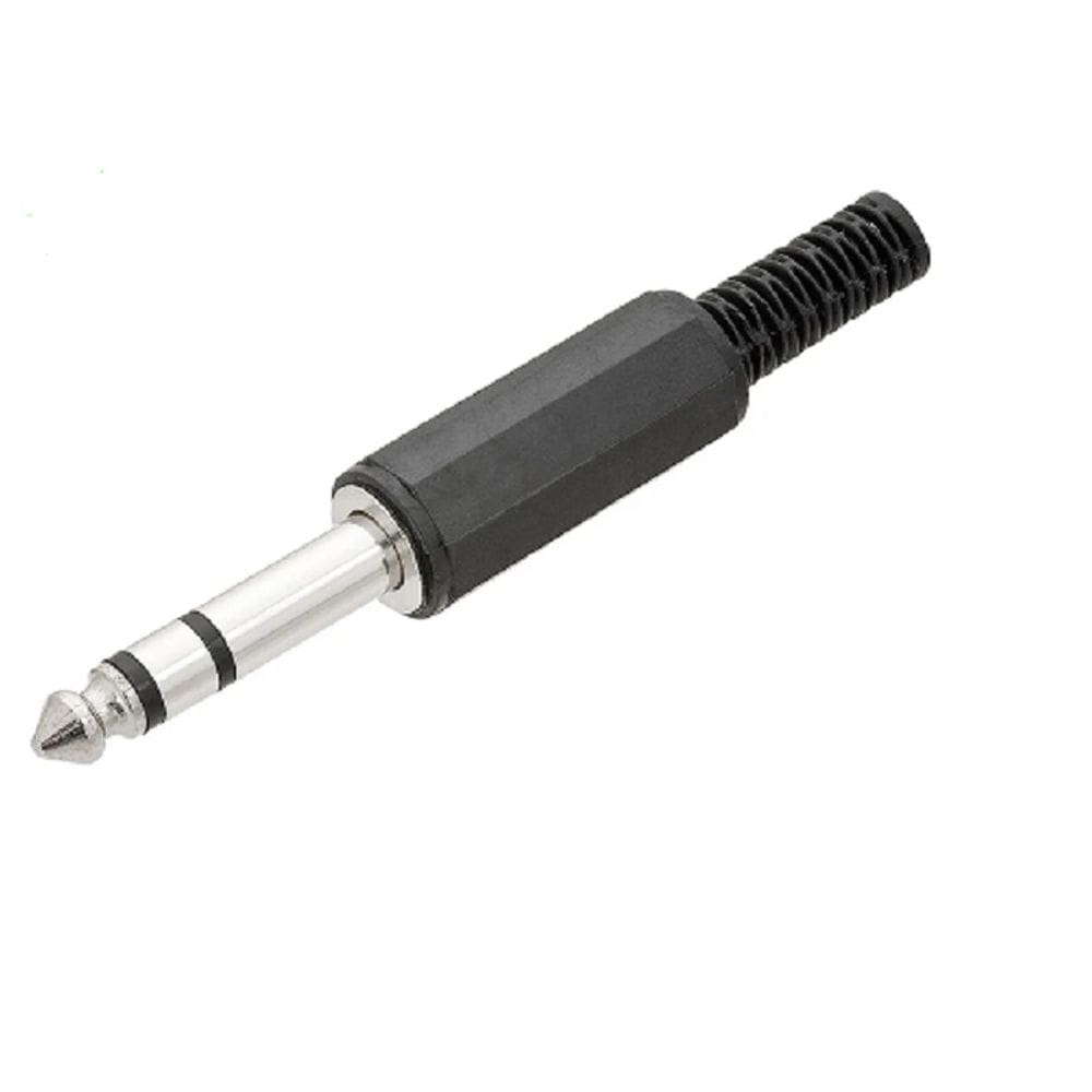 Plug P10 St Plastico C/Rabicho 10 Peças - Tebera