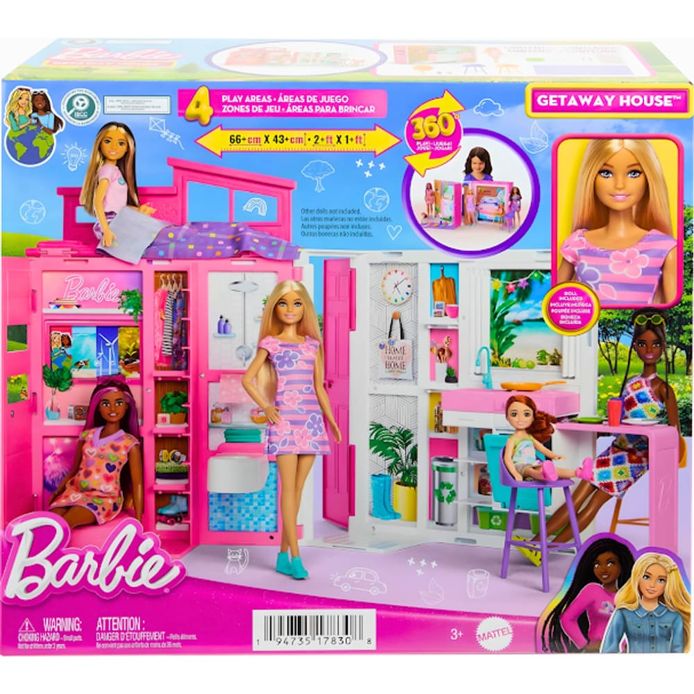 Boneca Barbie Estate Casa Glam Com Boneca HRJ77 Mattel