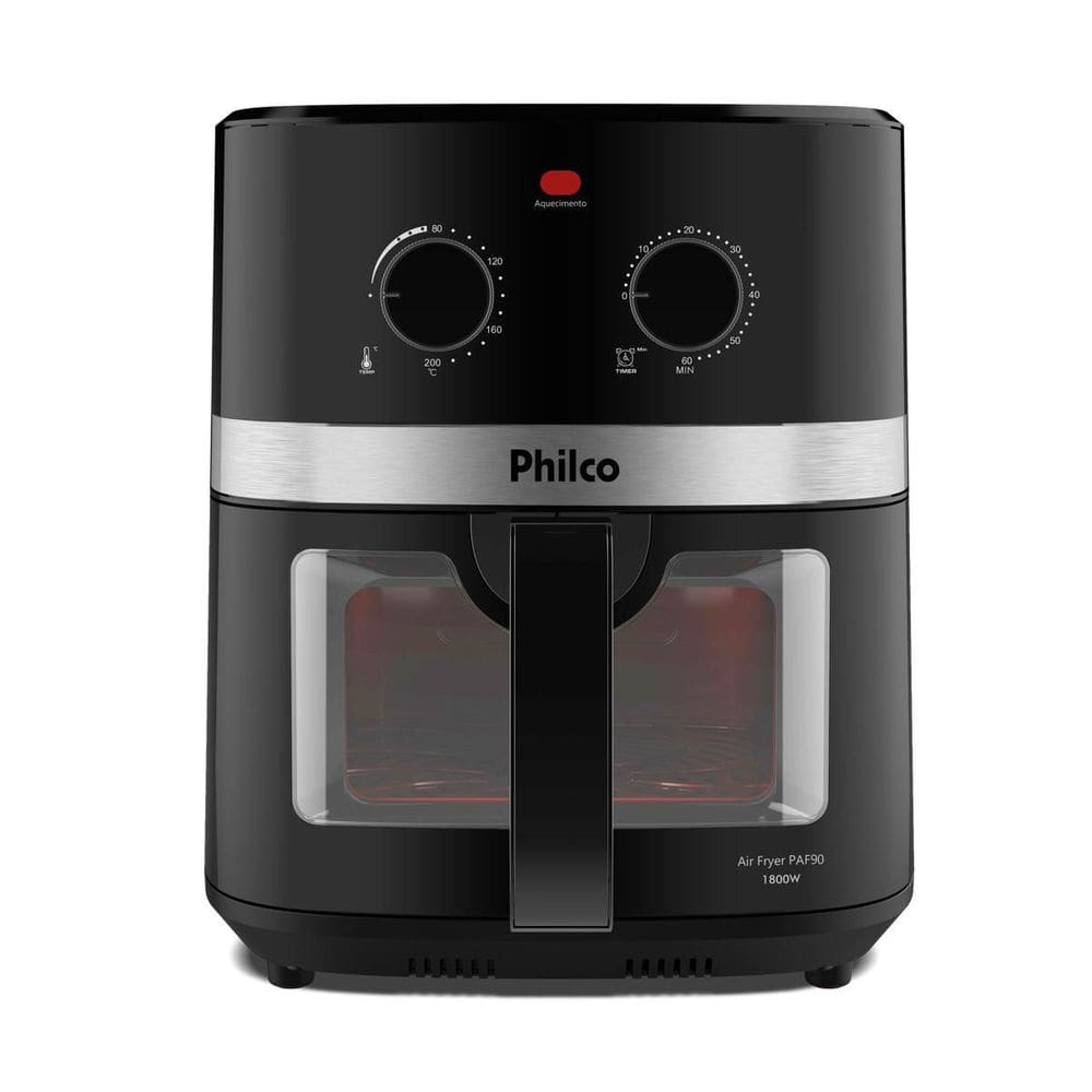 Fritadeira Air Fryer Philco 9L 1800W PAF90 Redstone