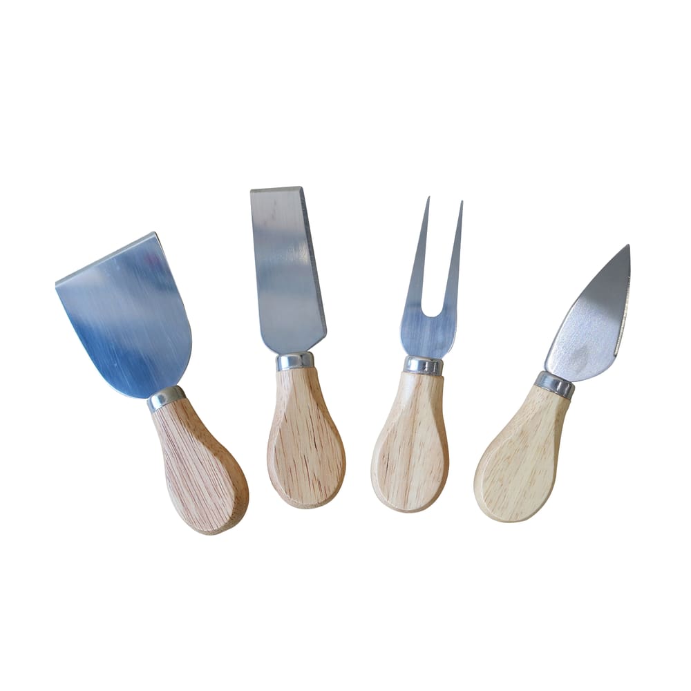 Conjunto De Faca Para Queijo Com 04 Peças