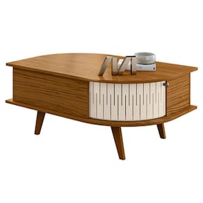 Mesa De Centro Indianápolis Naturale Off White - Madetec