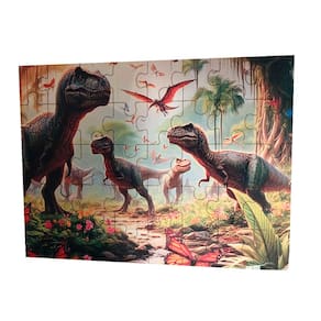 Quebra-cabeça Personalizado Dinossauros de 40 peças Em mdf