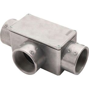 Condulete Fixo 2.1-2" Tipo "t" - Com Tampa - Rosca Bsp - Sem Pintura