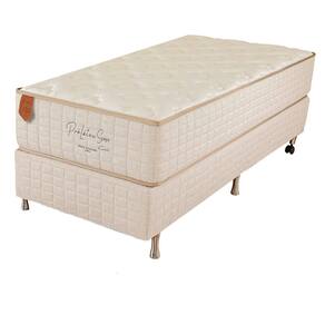 Cama Box Solteiro King (Box + Colchão) 96x203x67 Pro Látex Gel Sense Prorelax Molas Ensacadas Pillow In Turn Free - Bege