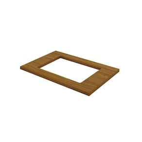 Tampo de Cozinha Modulado p/ Balcão Gabinete Cooktop Requinte 80x53cm Nature - Henn