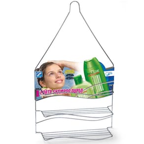 Porta Shampoo De Pendurar Duplo Onda Arthi