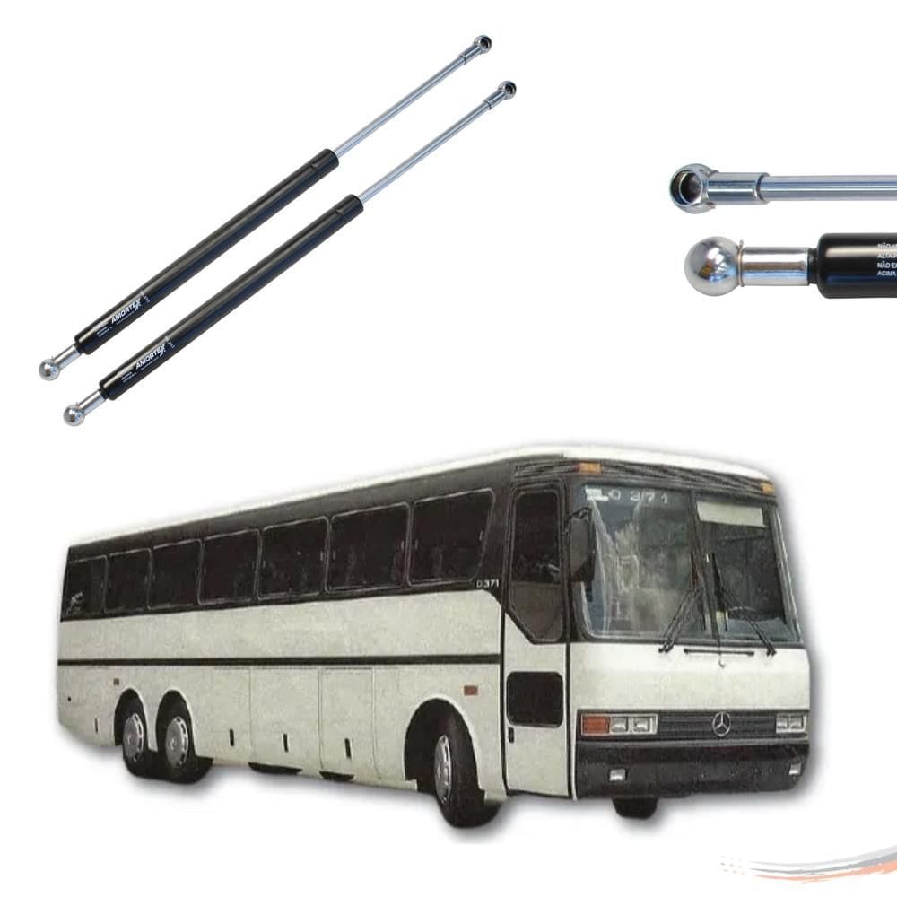 Par Amortecedores Tampa Motor/bagageiro Mercedes ônibus O371 [F103]