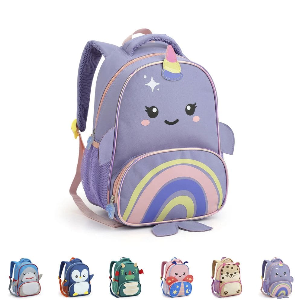 Mochila Bolsa Escolar Infantil Creche Animais Pets 3D Seanite