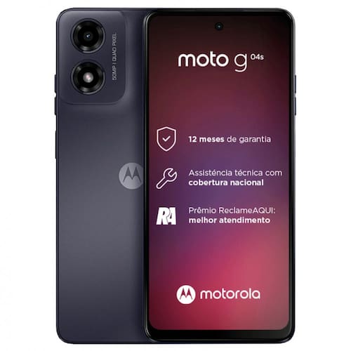 Celular PB370002BR Moto G04s 128GB Motorola - Grafite