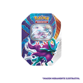 Lata Pokémon TCG Batalha Paradoxal Onda Ando EX - Copag